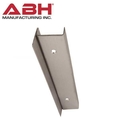 Abh STAINLESS STEEL DOOR EDGE GUARDS 1-3/4" Width Bevel Edge Mortised with Astragal Up to 42” ABH-A548BM-42